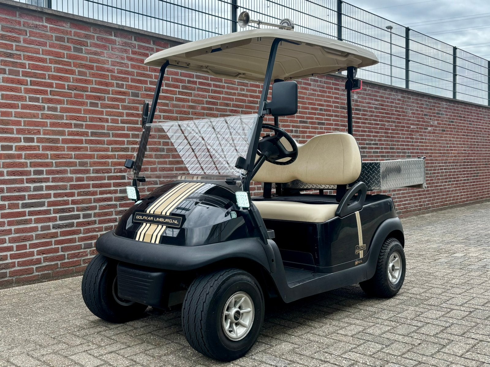 Prachtige Elektrische Clubcar Golfkar met Werkbak Trekhaak, Ophalen of Verzenden, Zo goed als nieuw, Golfkar
