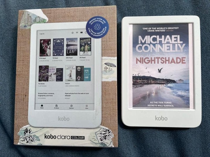 Kobo Clara Colour met hoesje, Ophalen of Verzenden, Zo goed als nieuw, 16 GB of meer, Touchscreen