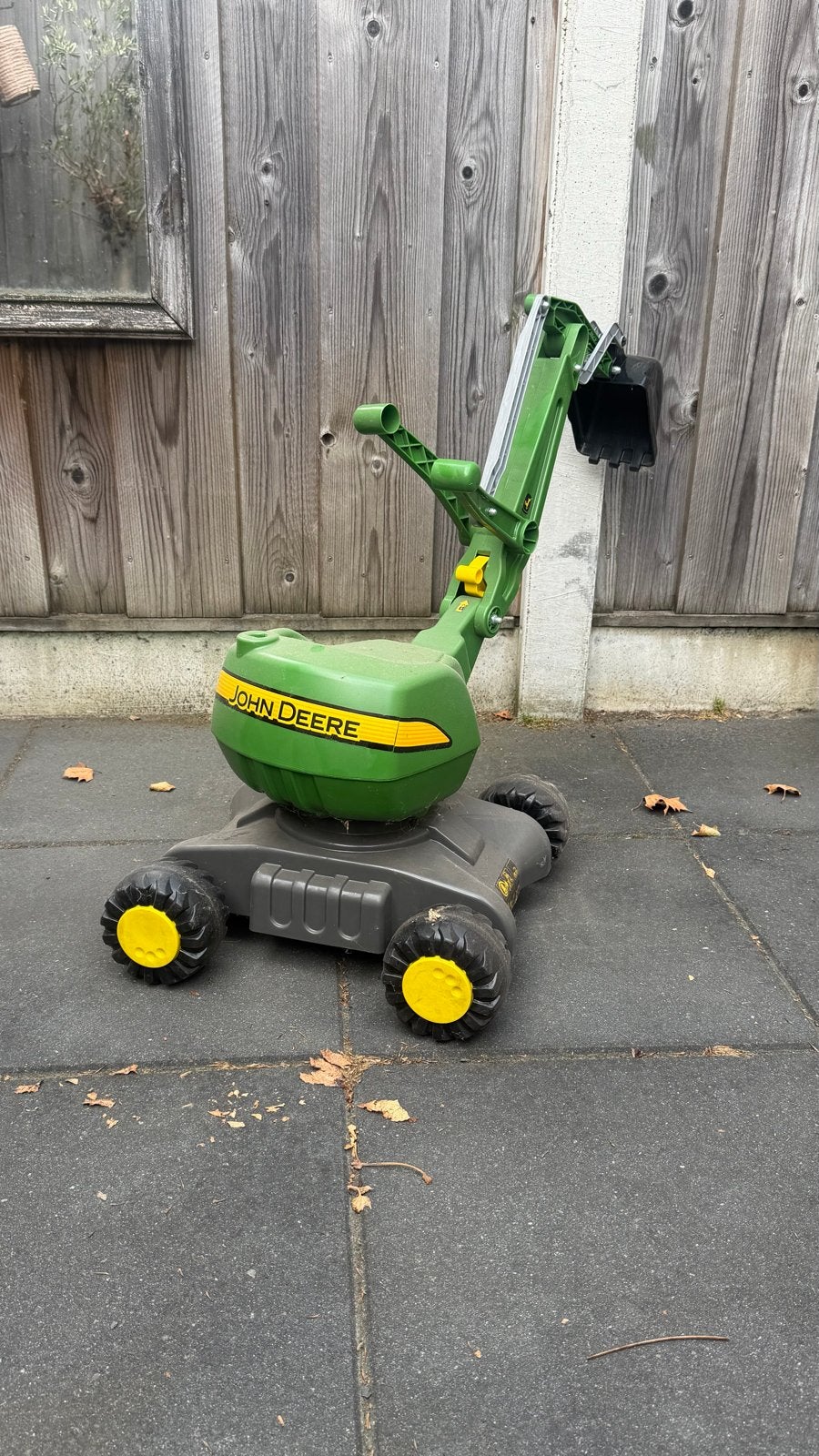 John Deere loopgraafmachine - Speelgoed graafmachine, Ophalen, Gebruikt, Loopvoertuig
