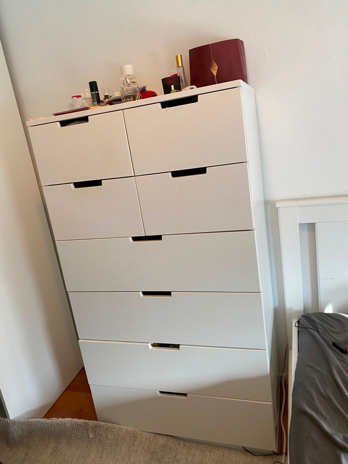 Ikea Nordli 80cm element met twee brede lades, Huis en Inrichting, Kasten | Ladekasten, Zo goed als nieuw, Minder dan 100 cm, 50 tot 100 cm