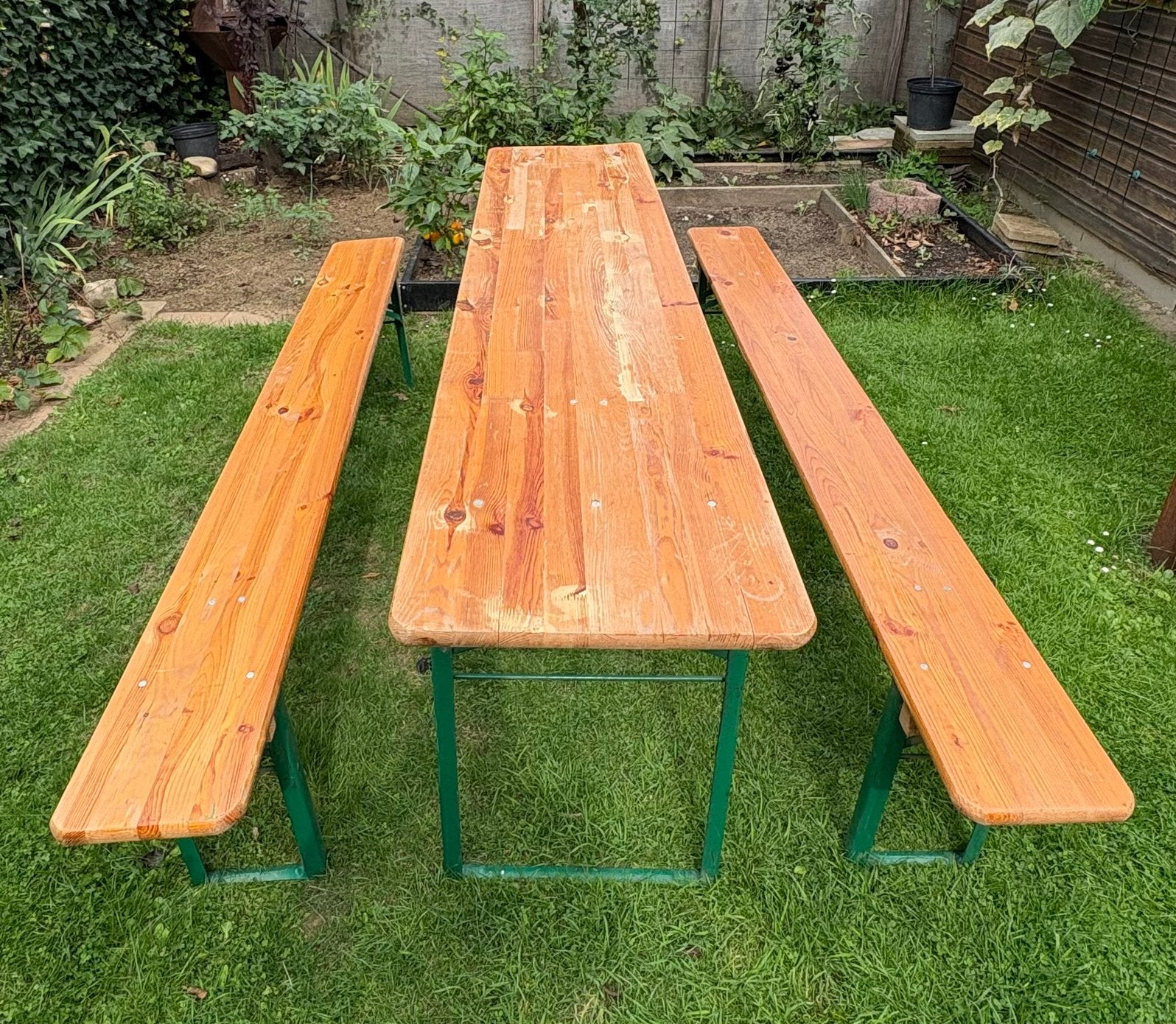 Tuin Tafel, Ophalen, Zo goed als nieuw, Rechthoekig, Hout