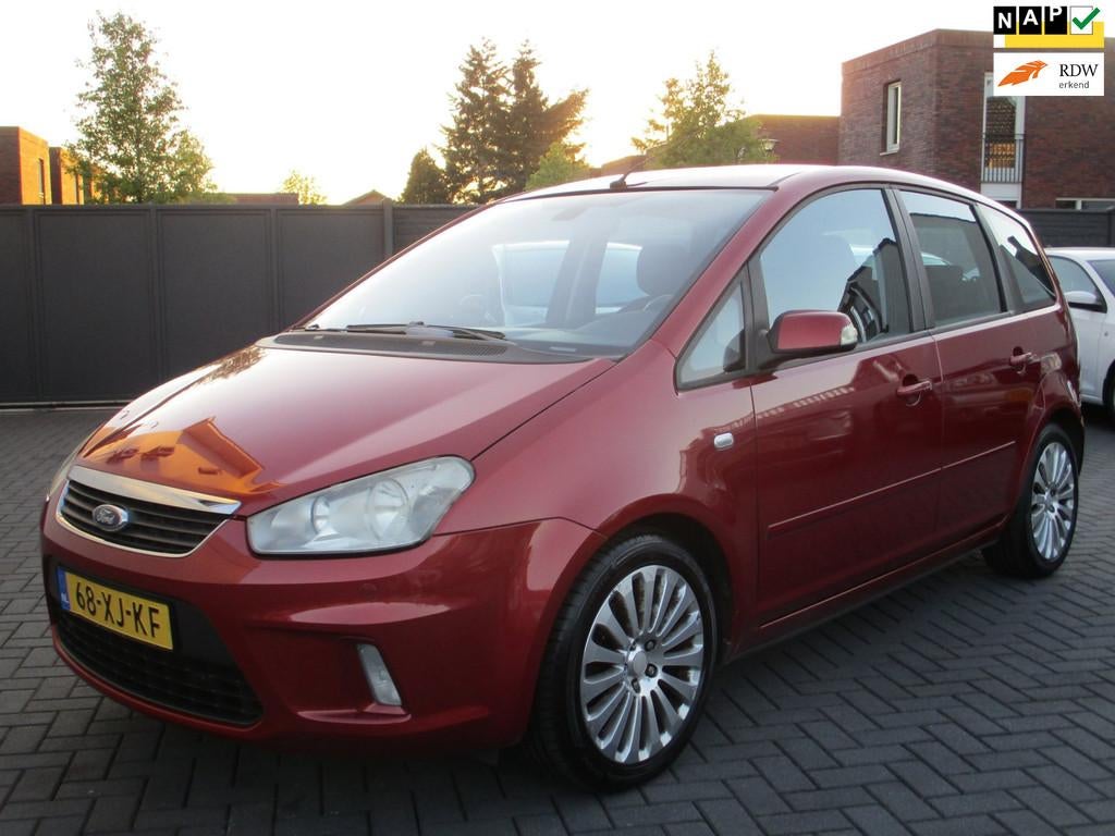 Ford C-Max 2.0-16V Titanium Clima 155dkm !, Voorwielaandrijving, Stof, Gebruikt, Zwart