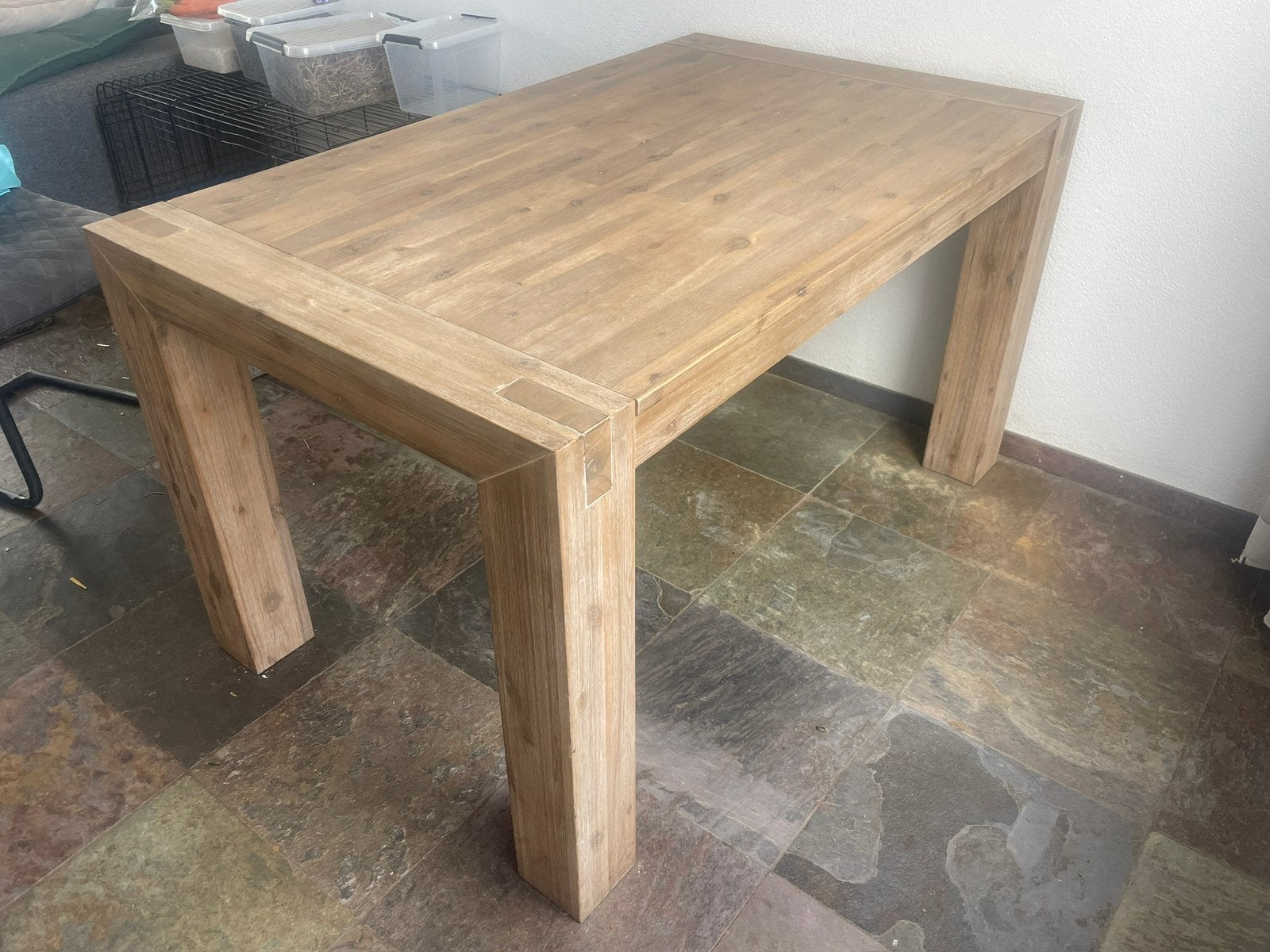 Eettafel, Huis en Inrichting, Ophalen, Gebruikt, 100 tot 150 cm, 50 tot 100 cm