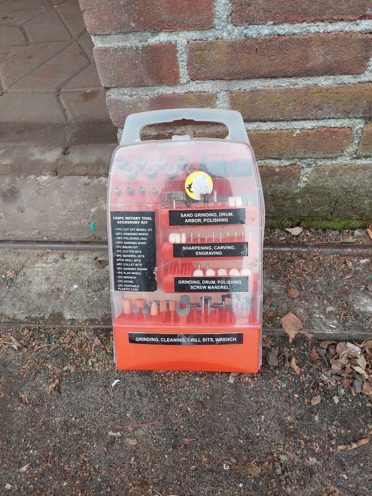 150-delige Rotary Tool Accessoires Kit, Ophalen of Verzenden, Gebruikt, Gereedschapsset, Overige merken