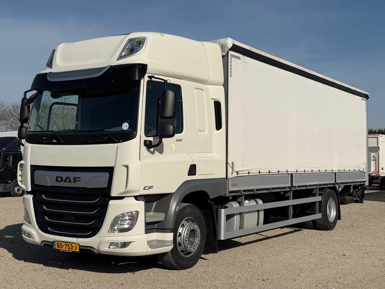 DAF CF 290 CF 290.18 EURO 6 Schuifzeil Bakwagen met Laadklep, Automaat, Gebruikt, Euro 6, 6700 cc