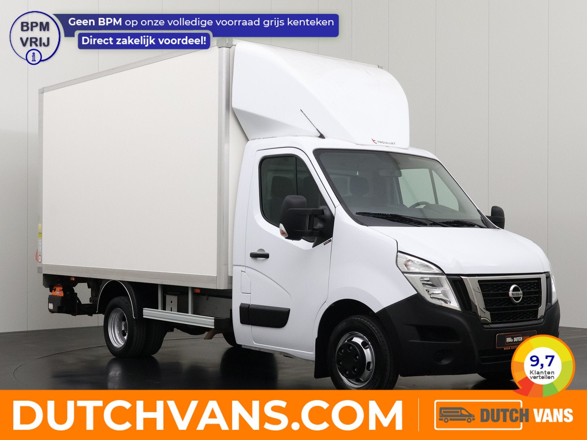 Nissan Interstar 2.3DCI 165PK Dubbellucht Bakwagen+Laadklep, Gebruikt, Euro 6, 165 pk, 2887 kg