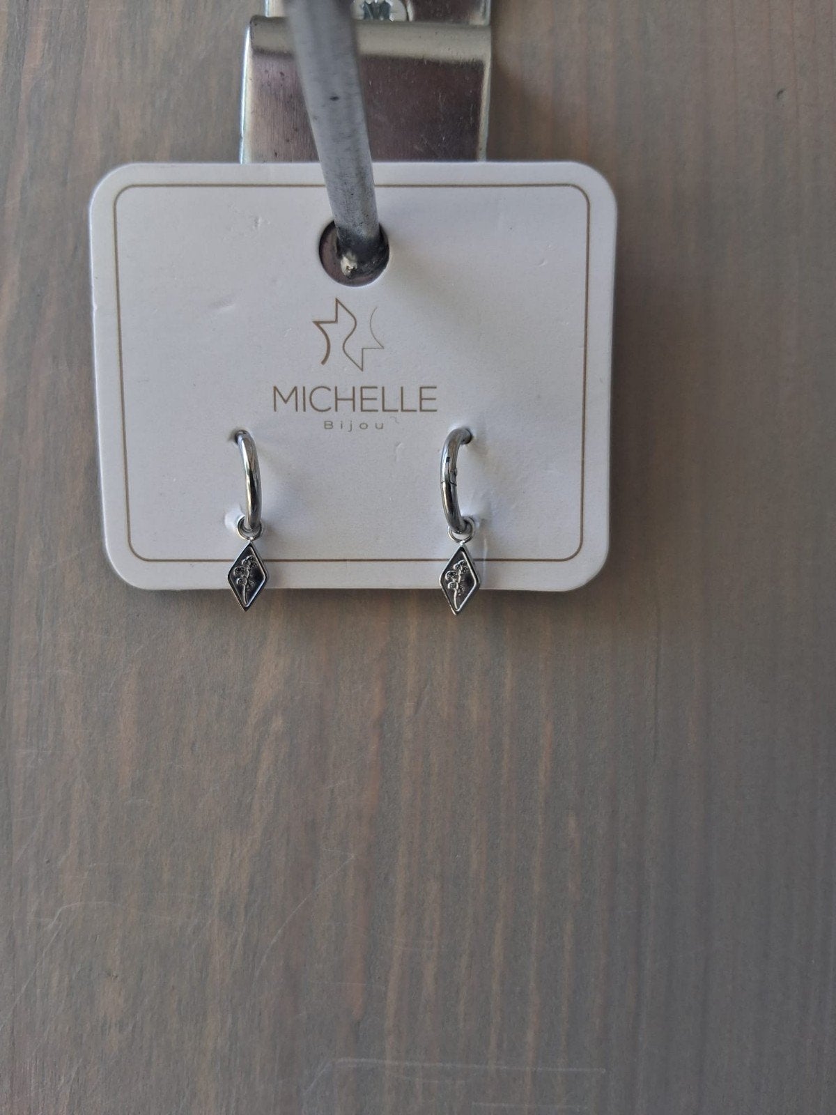 Michelle Bijou Oorbellen - Zilverkleurige Hangers, Ophalen of Verzenden