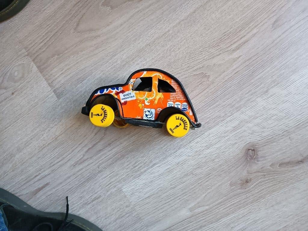 frisdrank blikken blik handgemaakte auto zie foto, Verzamelen, Blikken, Ophalen of Verzenden, Gebruikt, Overige