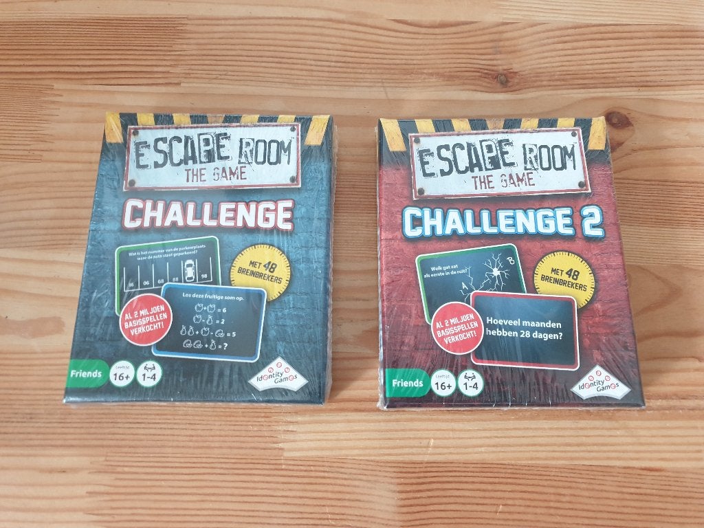 Nieuw/Geseald - Escape Room The Game - Challenge 1 en 2, Hobby en Vrije tijd, Ophalen of Verzenden, Nieuw