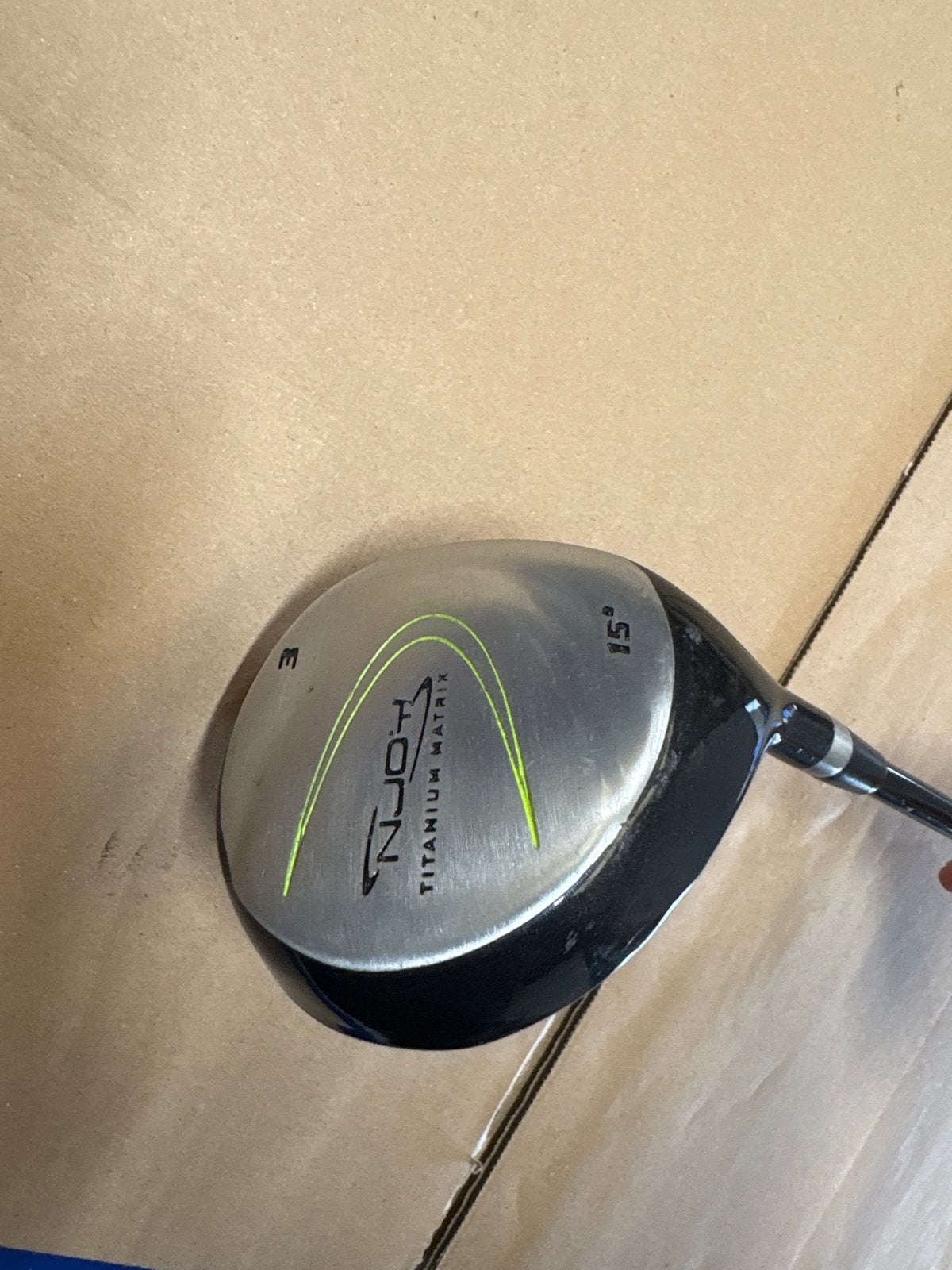 N-Joy Titanium Matrix 15 3-wood golfclub, Ophalen of Verzenden, Gebruikt, Club, Overige merken