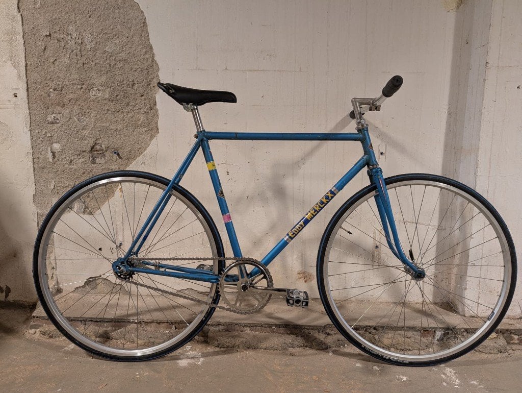 Eddy Merckx 56cm singlespeed met terugtraprem, Ophalen, Zo goed als nieuw, Overige typen