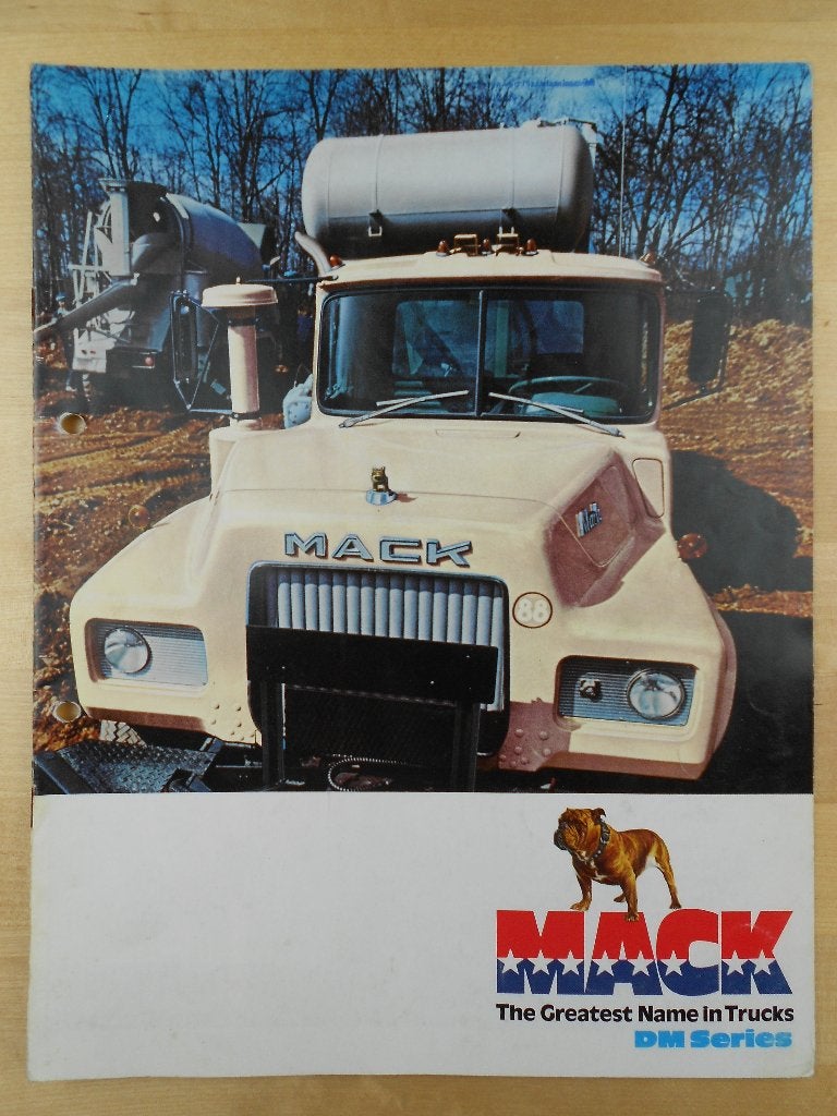 Mack DM Series Brochure 1977 DM400 DM600 DM800, Mack, Ophalen of Verzenden, Zo goed als nieuw, Overige merken