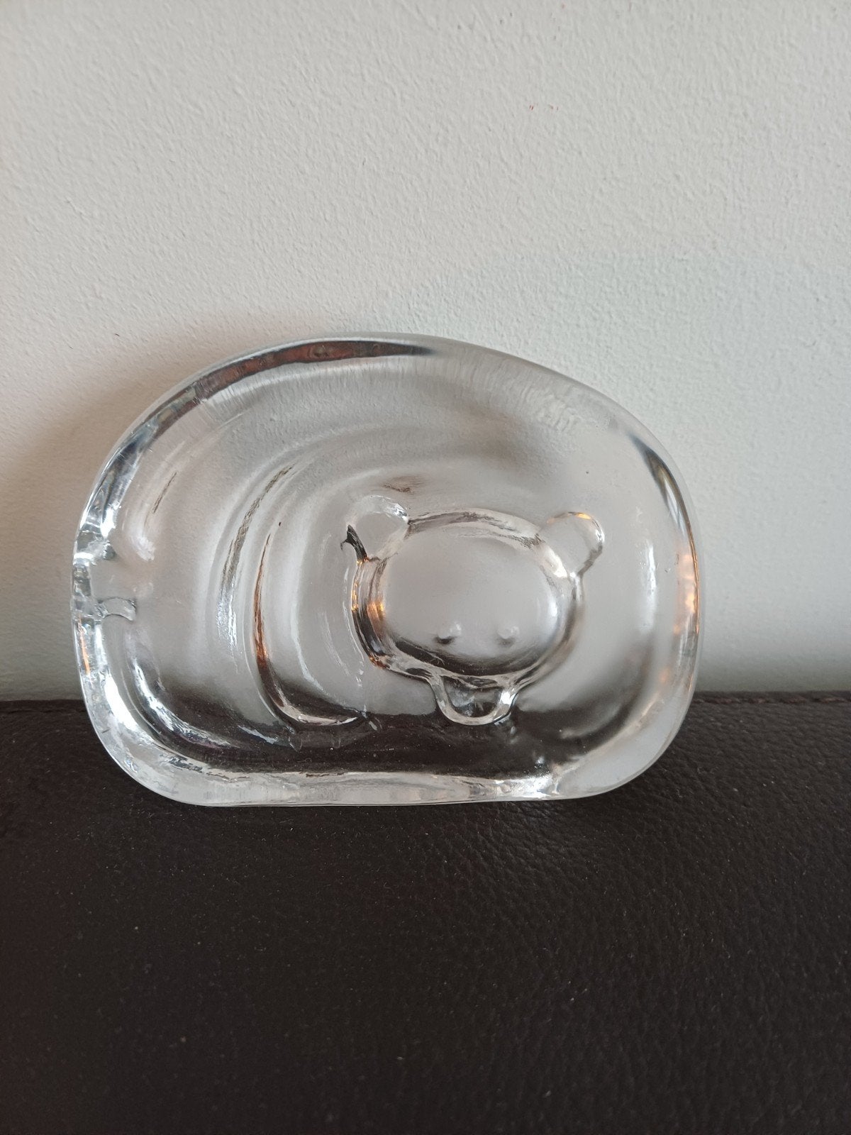 Iittala glazen object, vorm beer  - Fins design, Ophalen of Verzenden
