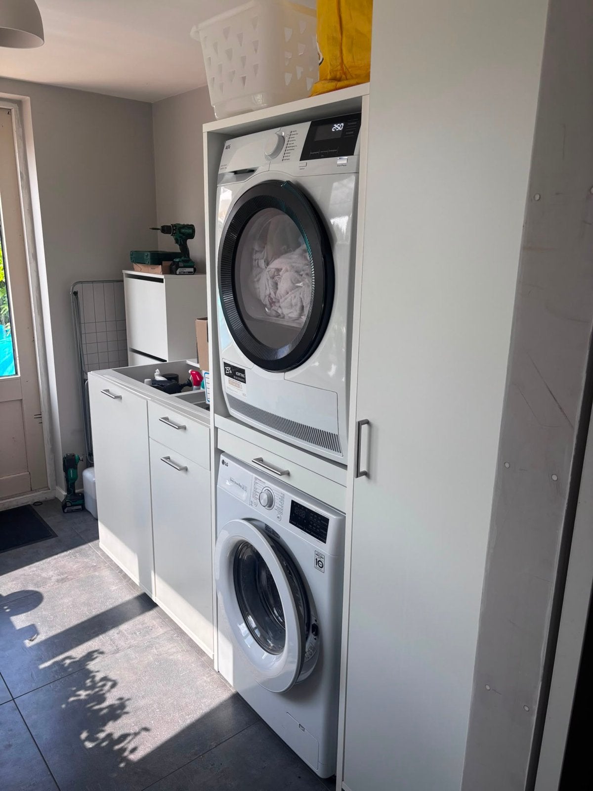 Wasmachine kast, Ophalen, Zo goed als nieuw