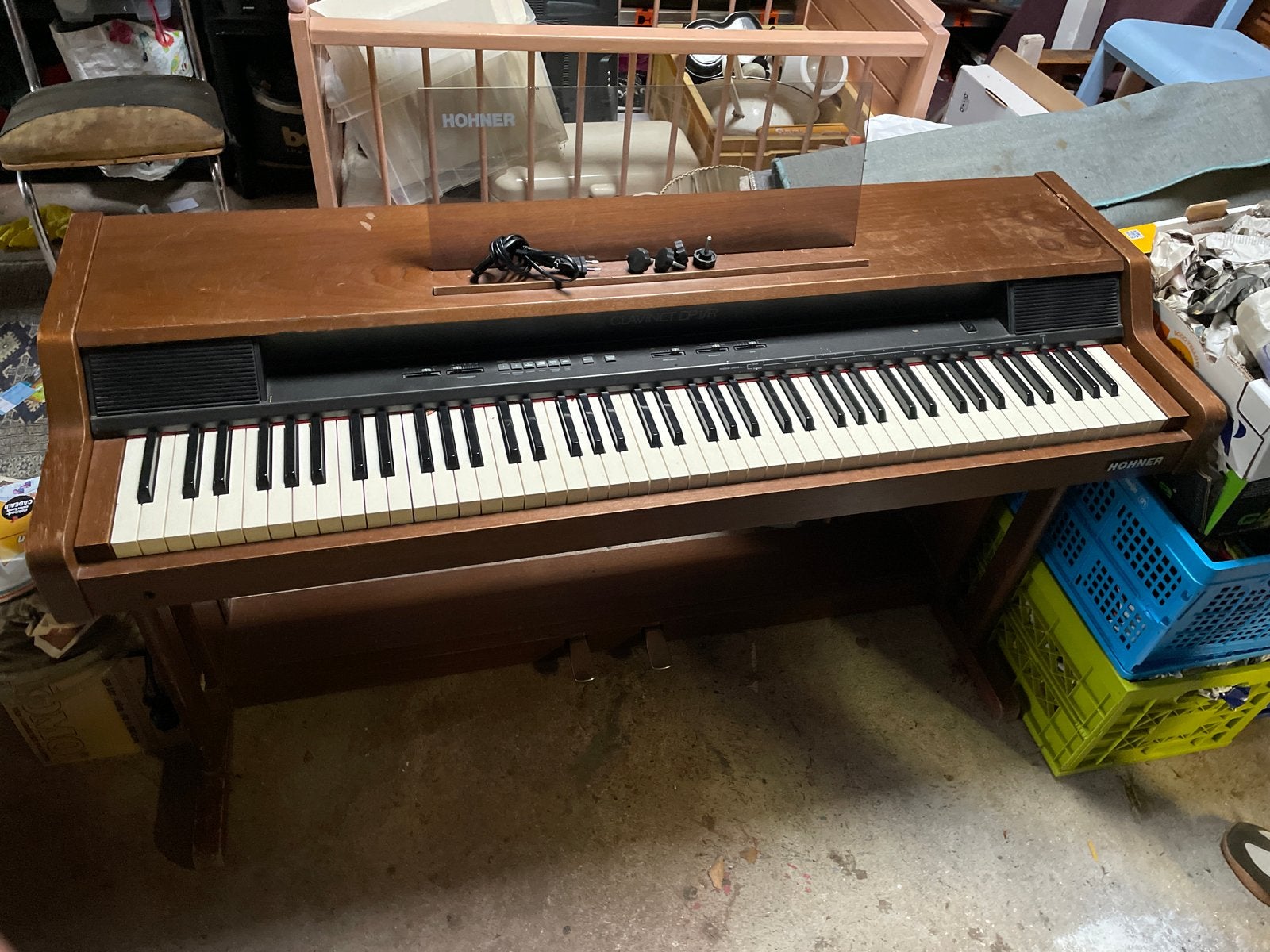 Hohner Clavinet DP1/R Digitale Piano, Ophalen, Gebruikt, Bruin, Digitaal