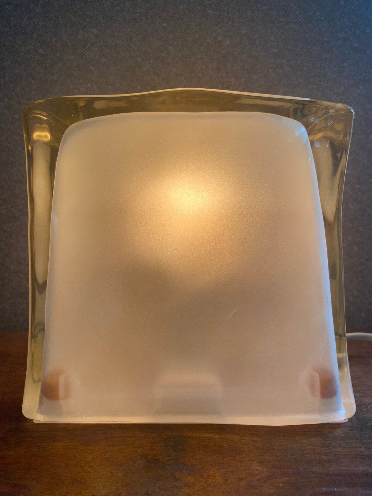 IKEA - Ice Cube Lamp!, Vintage, Ophalen of Verzenden, Minder dan 50 cm, Glas