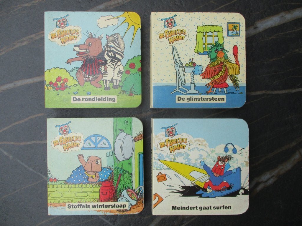 Set 4 boeken De Fabeltjes Krant De Fabeltjeskrant kartonboek, Boeken, Fictie algemeen, Jongen of Meisje, Ophalen of Verzenden