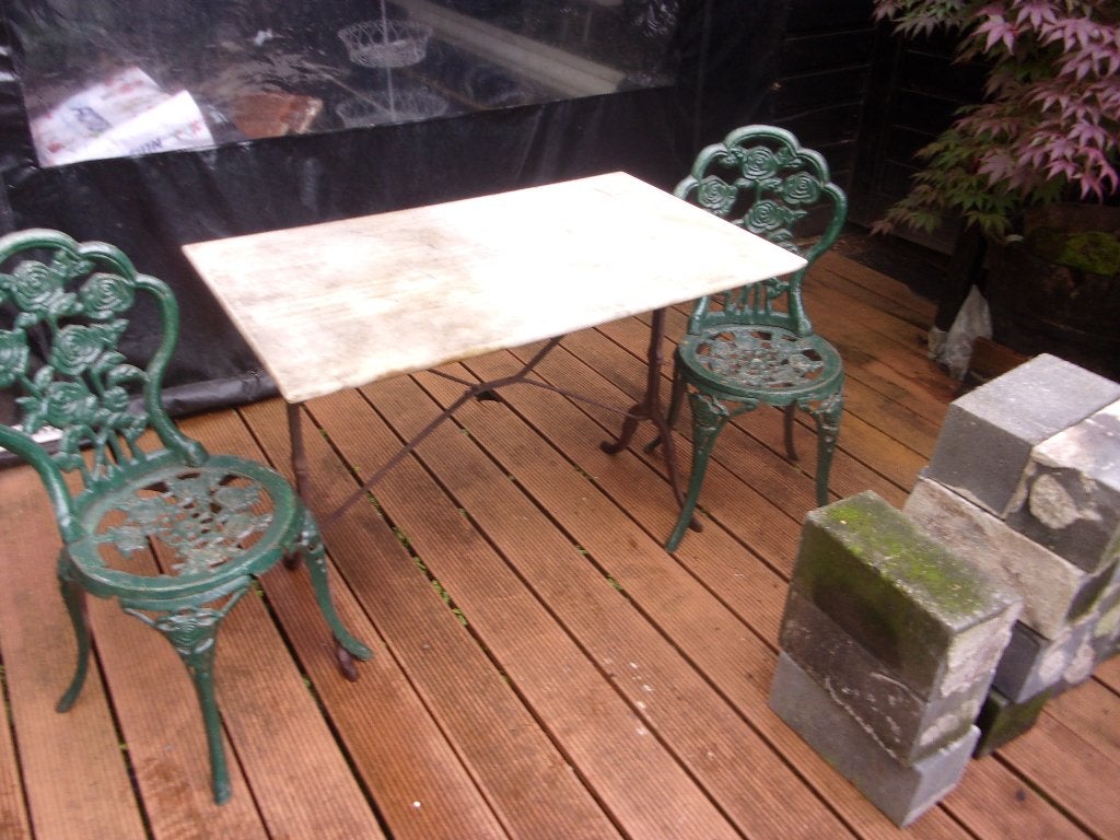 tuin /terras/balkon/  setje, Tuin en Terras, Tuinsets en Loungesets, Overige materialen, Gebruikt, Tuinset, Ophalen