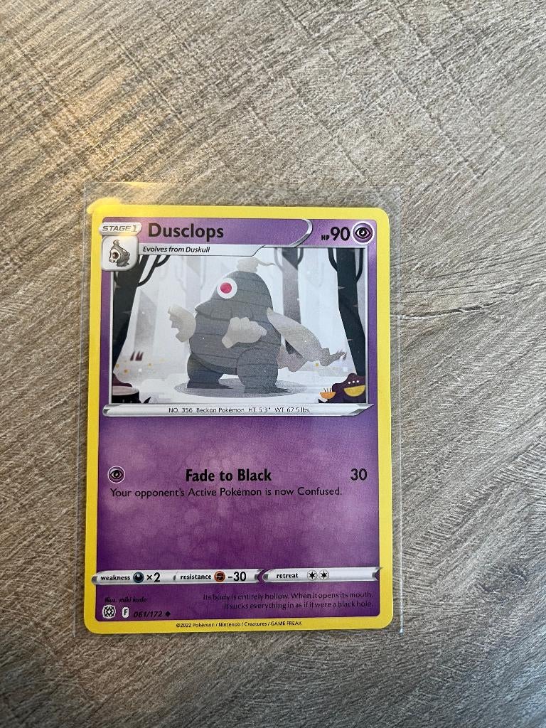 Dusclops 061/172 Brilliant Stars - Pokémon Kaart, Ophalen of Verzenden, Nieuw, Losse kaart