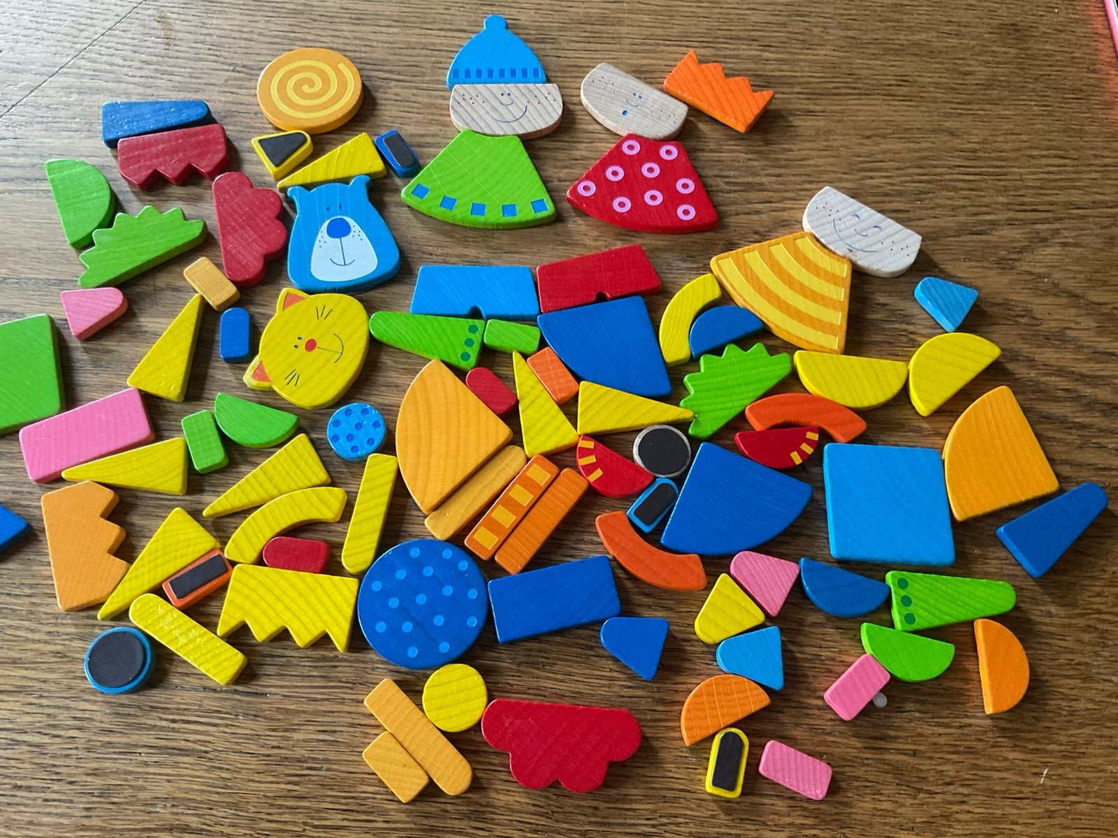 Haba houten magneet figuurtjes, Ophalen of Verzenden