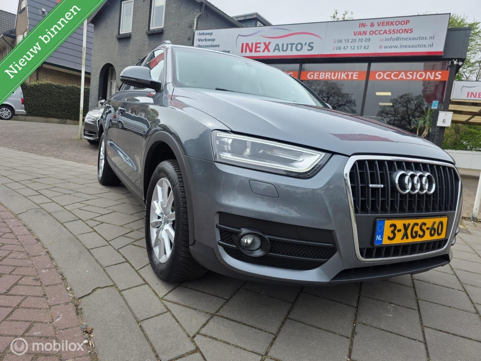Audi Q3 2.0 TFSI Quattro Pro Line Keyless Led Stoelv Incl. A, Euro 5, Gebruikt, 4 cilinders, Bedrijf