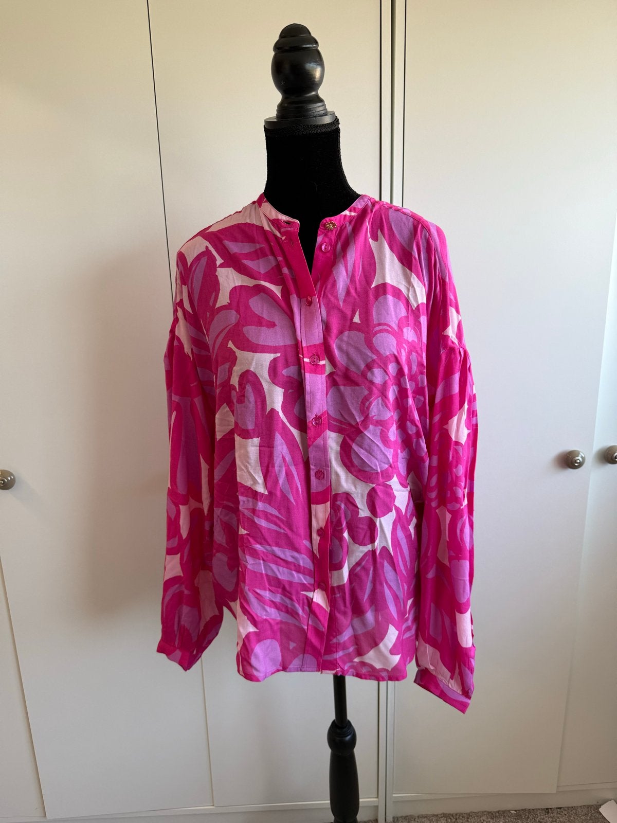 Fabienne Chapot blouse met bloemenprint, Ophalen of Verzenden, Zo goed als nieuw, Maat 36 (S), Roze