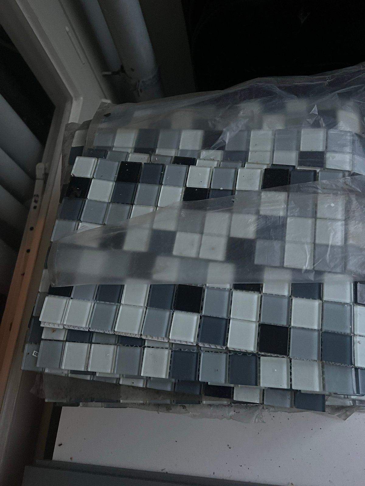 Wand Mozaïek Tegels Glas +25 Matjes - Matje 30x30cm, Ophalen, Overige materialen, Wandtegels, Nieuw
