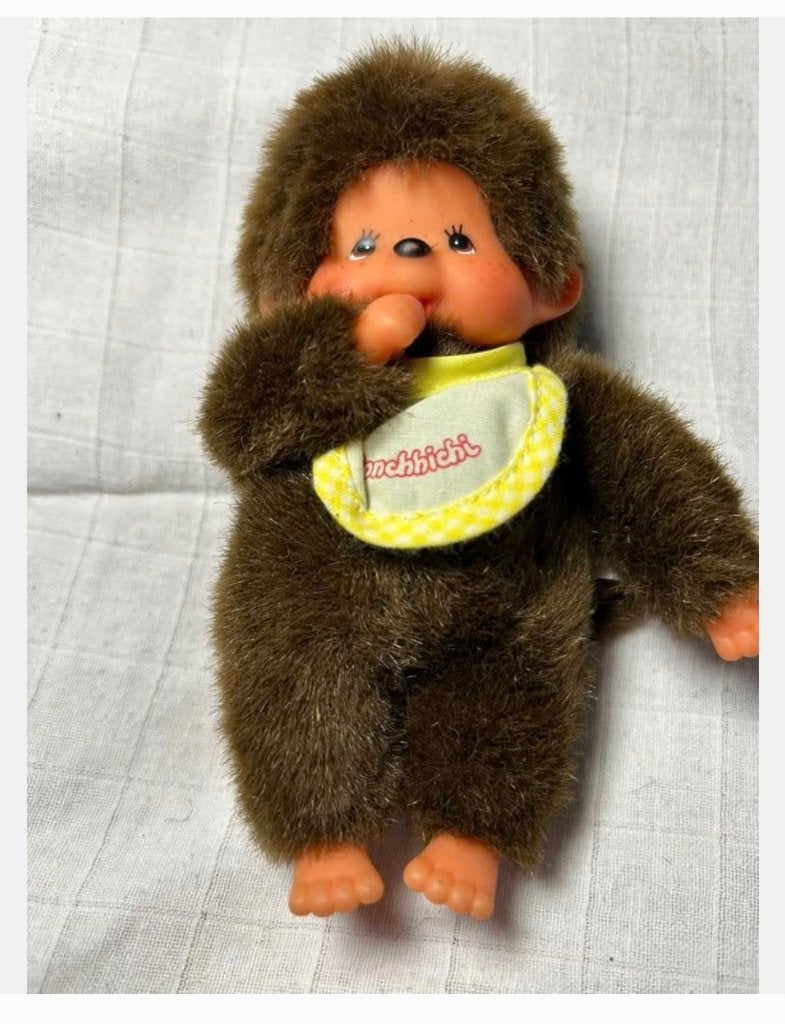 Vintage aapje Monchhichi Sekiguchi 16 cm, Ophalen of Verzenden