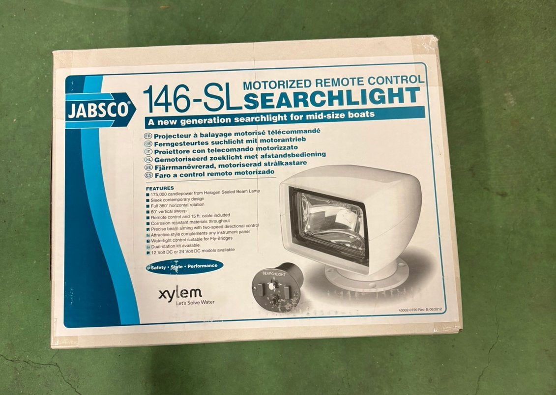 JABSCO 146-SL searchlight, Ophalen, Nieuw, Motorboot of Zeilboot, Overige typen