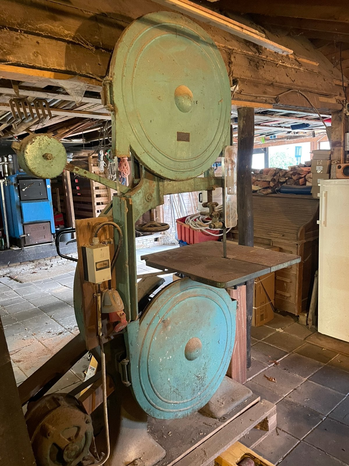 Lintzaag 400v, Ophalen, Gebruikt, 70 mm of meer, Lintzaag