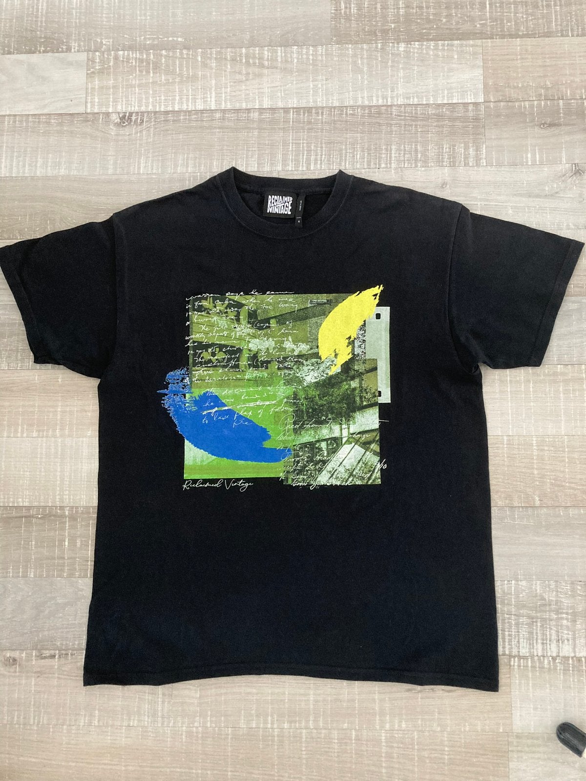 Nieuw T-Shirt Merk Reclaimed Vintage Maat M, Ophalen of Verzenden, Nieuw, Maat 48/50 (M), Zwart