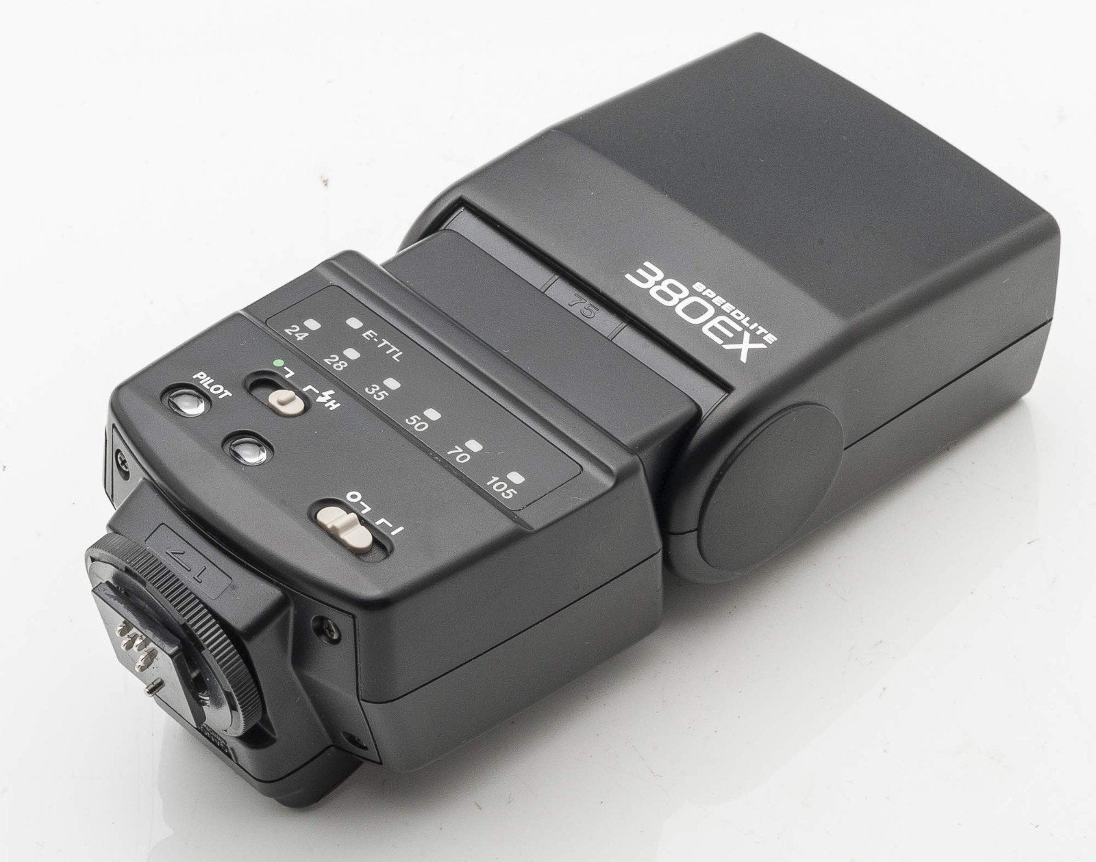Canon Speedlite 380EX flitser, Ophalen of Verzenden, Gebruikt, Canon, Kantelbaar