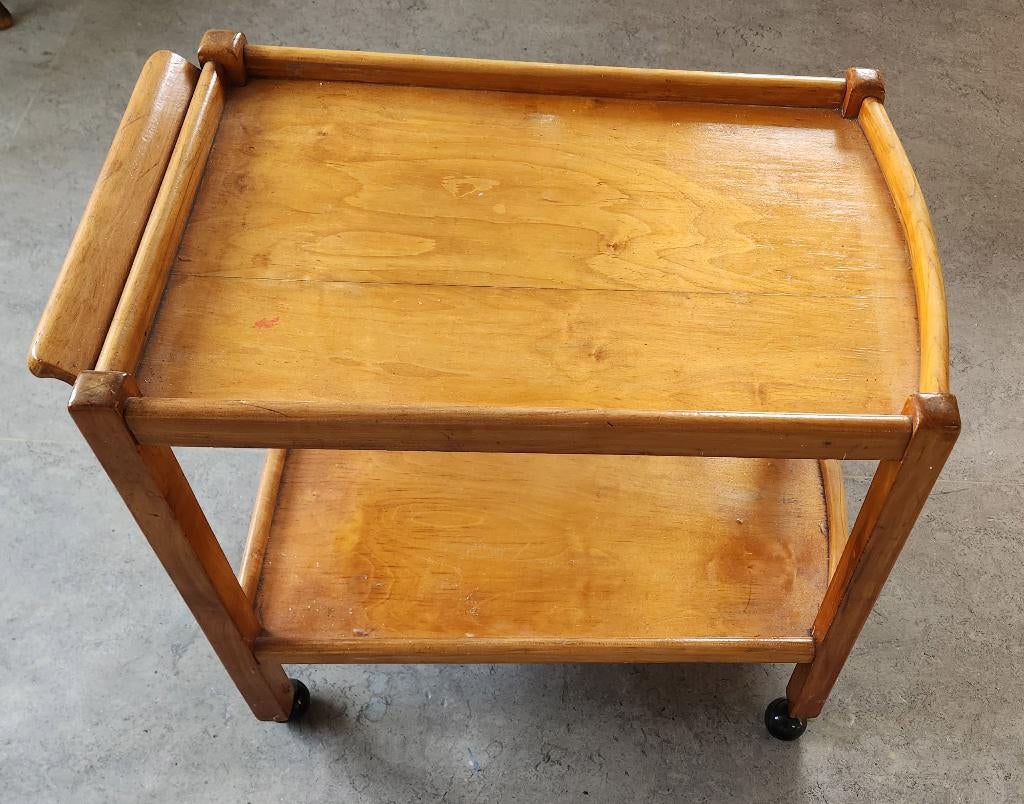 Vintage antieke theewagen, Ophalen