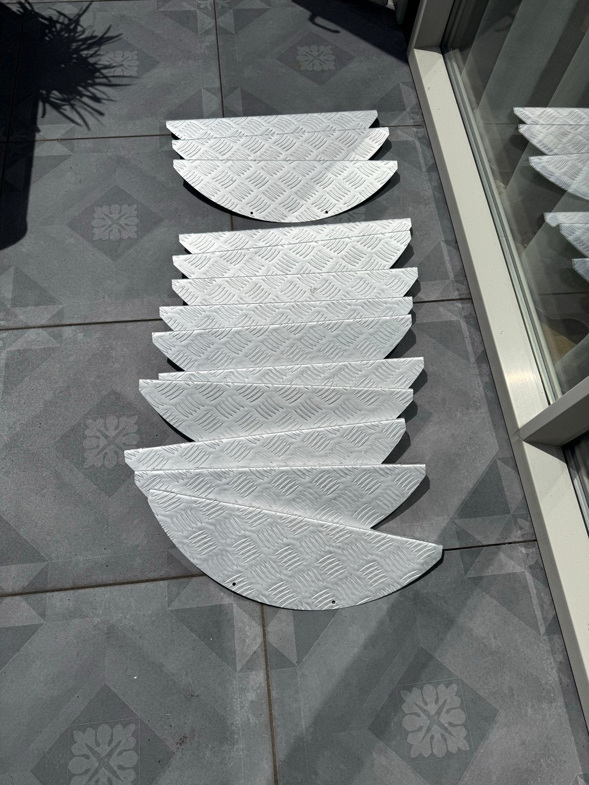 Aluminium traptreden, Ophalen, Gebruikt, Minder dan 2 meter
