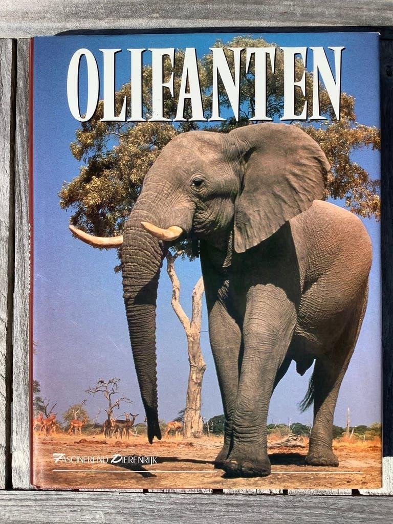 Olifanten - groot formaat boek - hardcover met veel foto‘s, Ophalen of Verzenden, Zo goed als nieuw, Overige diersoorten