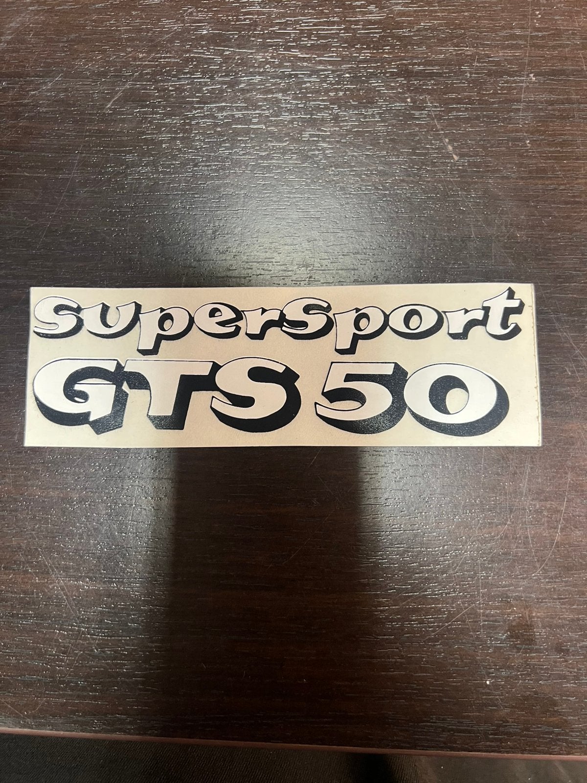 Nos Oldschool sticker Supersport Gts 50, Ophalen of Verzenden, Zo goed als nieuw