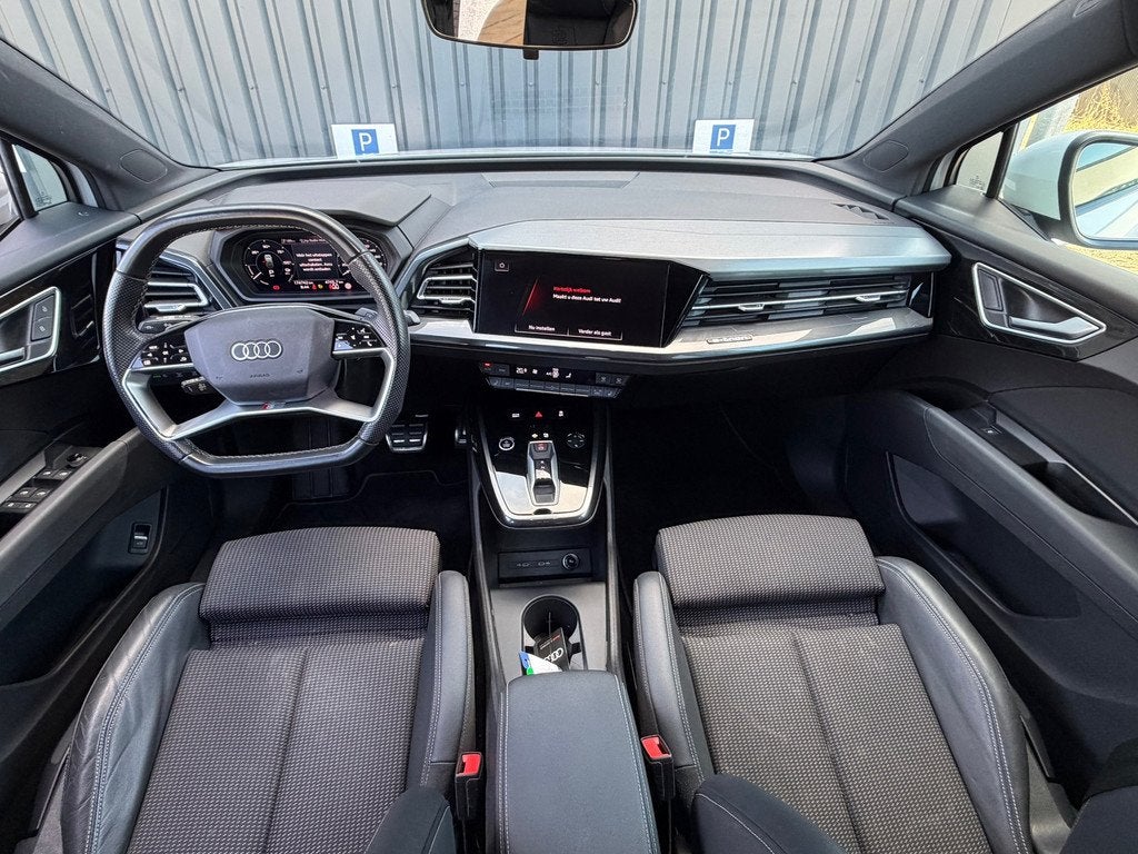Audi Q4 e-tron 40 Launch edition S Competition 77 kWh|Soh 93, Auto's, Audi, Automaat, Achterwielaandrijving, Gebruikt, 520 km