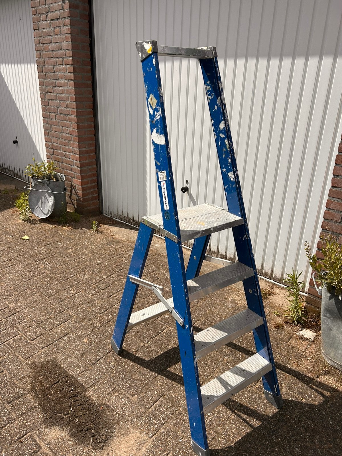 Altrex trap 4 treden, Ophalen, Gebruikt, Trap, 2 tot 4 meter