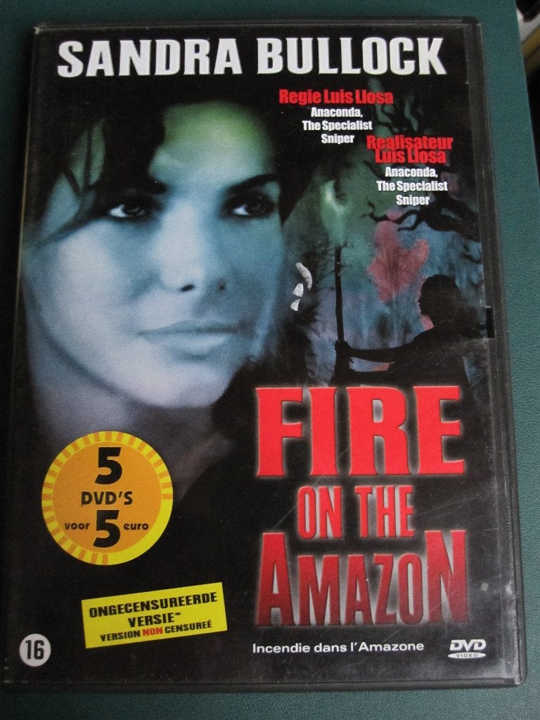 Fire on the Amazon (1993), Engels, Vanaf 16 jaar, Actie, Ophalen of Verzenden