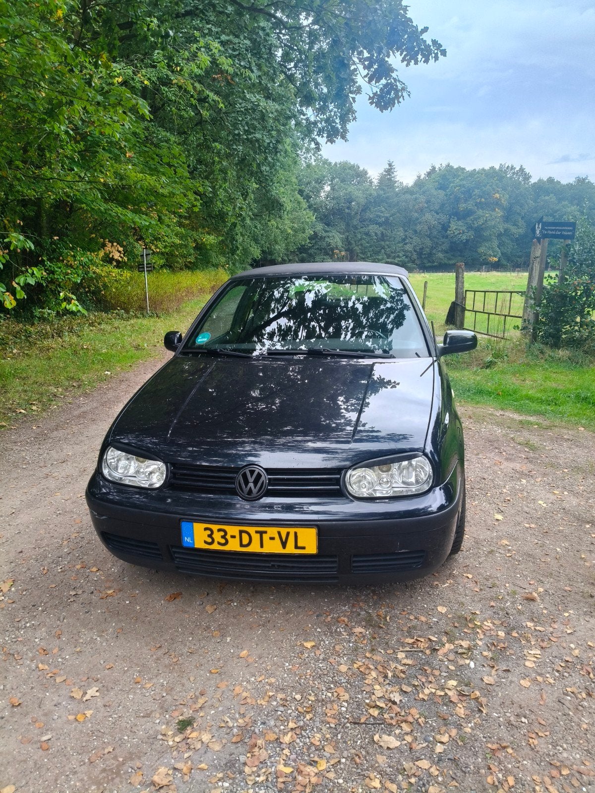 Volkswagen Golf 1.8 Cabriolet 66KW 2000 Blauw, 4 cilinders, Cabriolet, Origineel Nederlands, 1200 kg