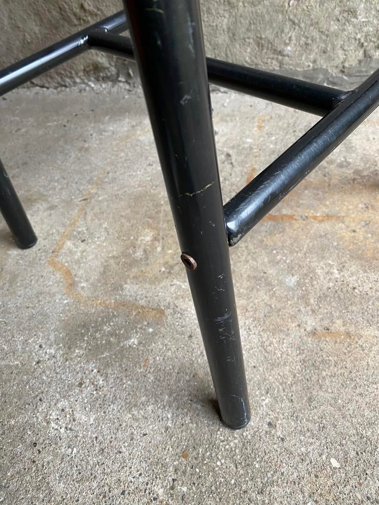 Jaren 80 Ikea barkruk, Gebruikt, Met voetsteun, Ikea, 60 tot 90 cm