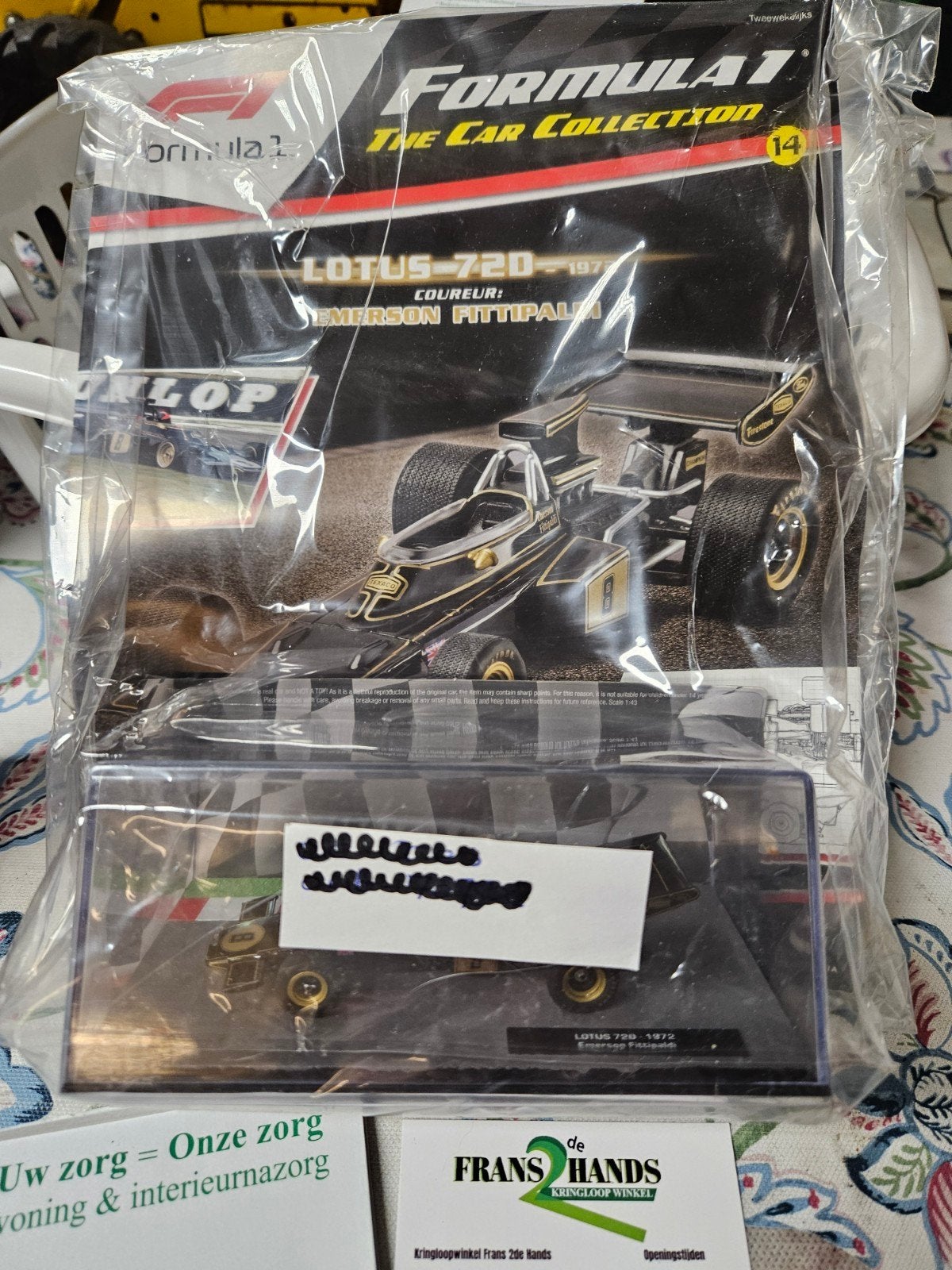 Formule 1 Lotus 72D - 1972 modelauto Emerson Fittipaldi, Overige merken, 1:50 of kleiner, Auto, Nieuw