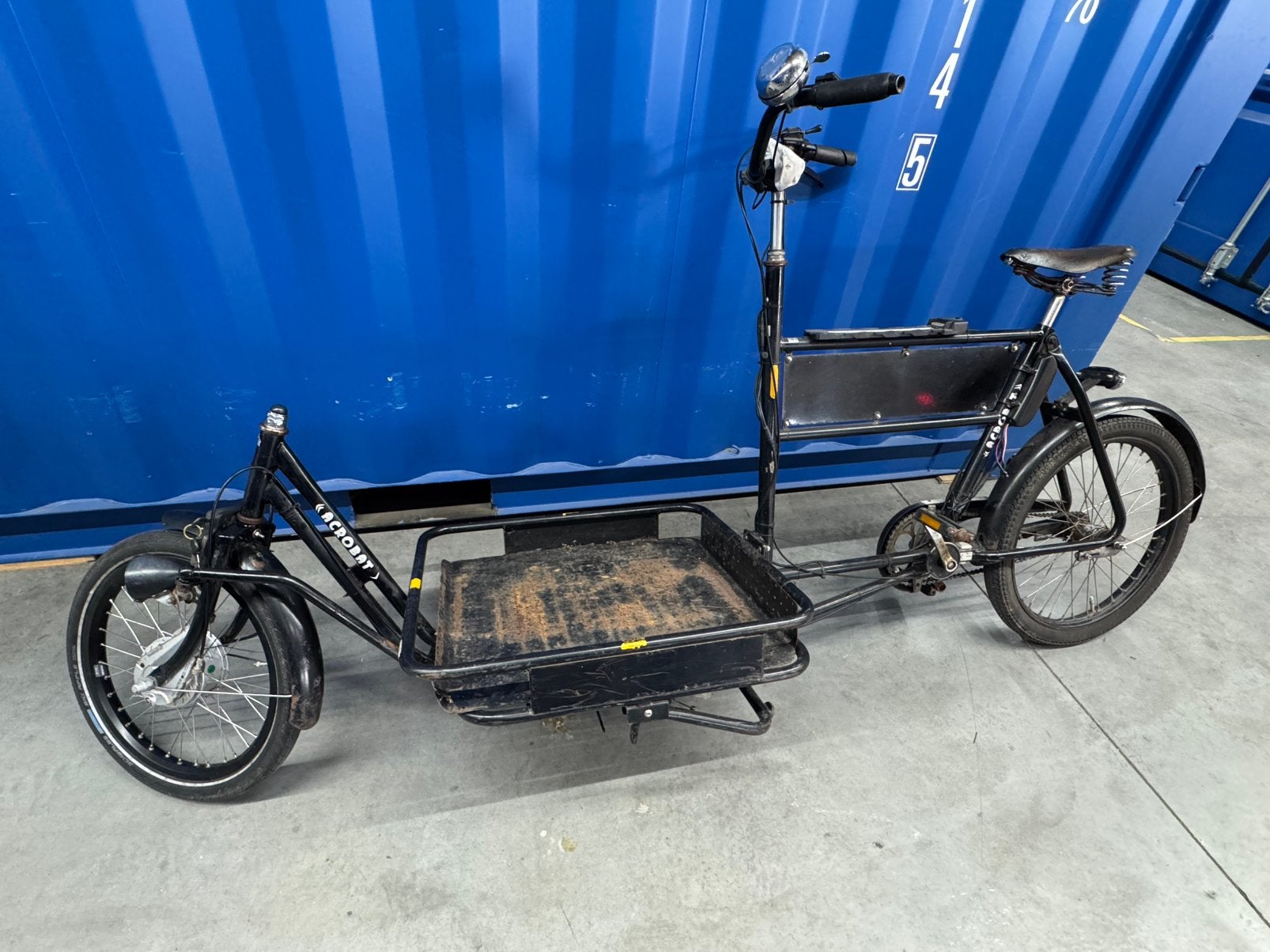 Elektrische Monark Acrobat Long John Transportfiets, Ophalen