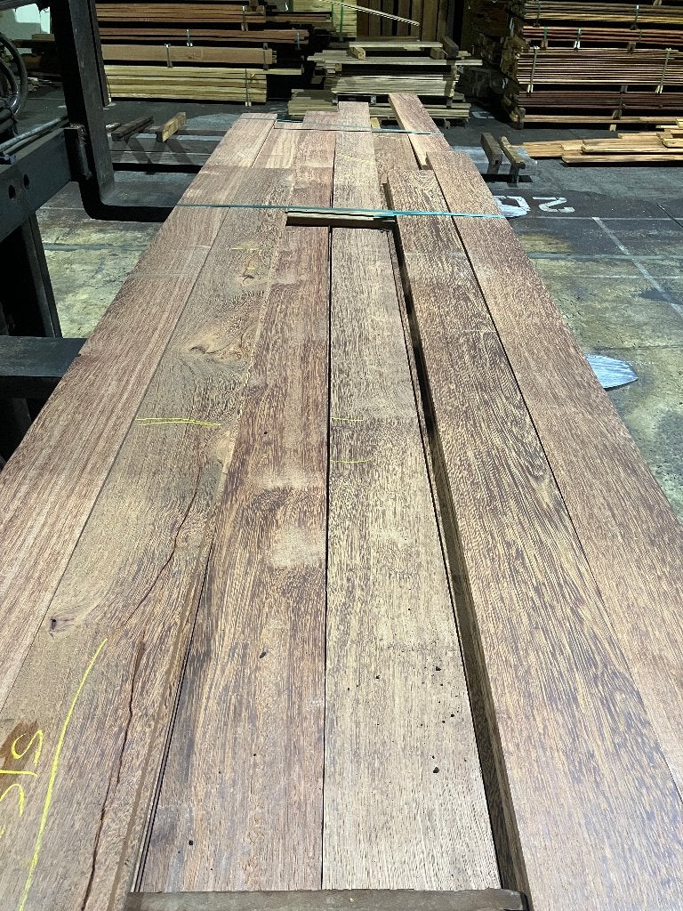Planken-vlonderplanken-Hardhout-Sucupira Vermelho-32x135 mm, Ophalen, Planken, Nieuw, Hardhout