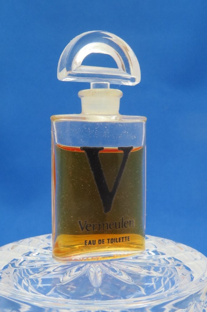 Mini - VERMEULEN - V - 7,5ml - edt - 6,8cm, Ophalen of Verzenden, Gebruikt, Miniatuur, Gevuld
