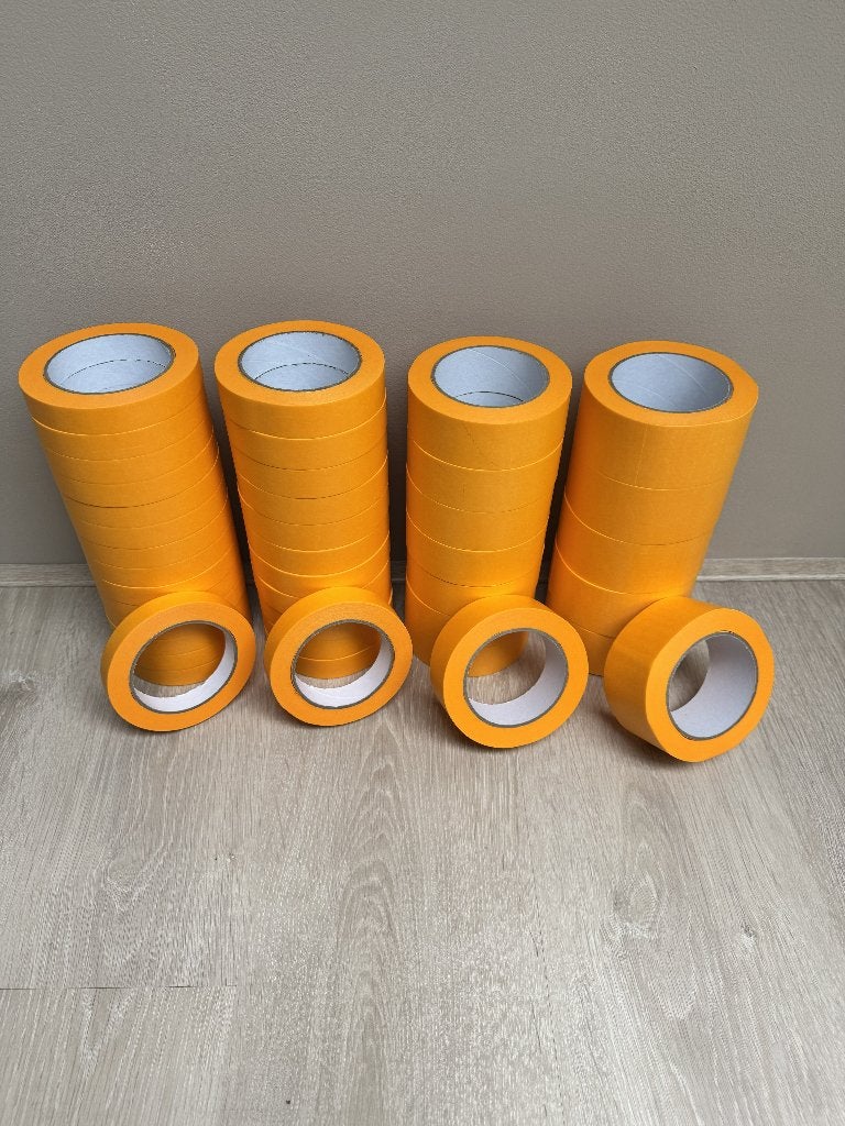 Washi afplaktape geel 19, 24, 36, 50mm vanaf € 1,47 per rol, Hobby en Vrije tijd, Knutselen, Overige thema's, Nieuw, Ophalen of Verzenden