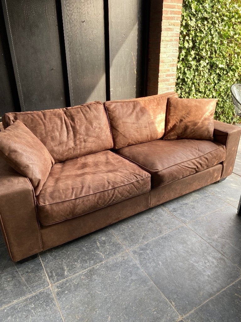 Mooi bankstel, Huis en Inrichting, Ophalen, Driepersoons, Zo goed als nieuw, Rechte bank