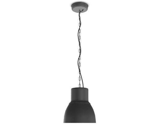 Ikea hanglamp met industriële uitstraling 38 cm, Huis en Inrichting, Lampen | Hanglampen, Ophalen, Gebruikt, Metaal, Minder dan 50 cm
