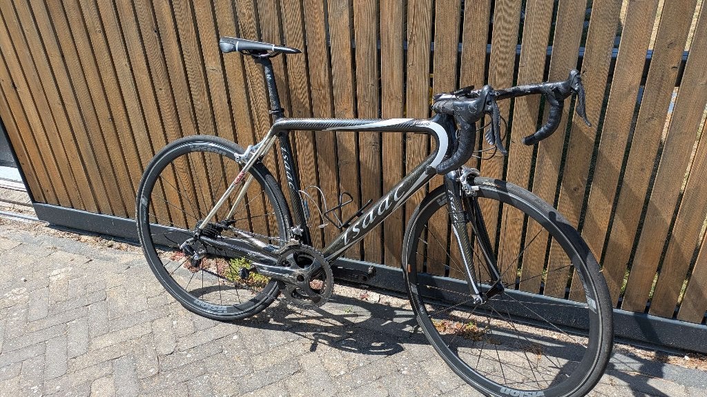 Racefiets Isaac Force, 28 inch, Gebruikt, Carbon, 15 tot 20 versnellingen