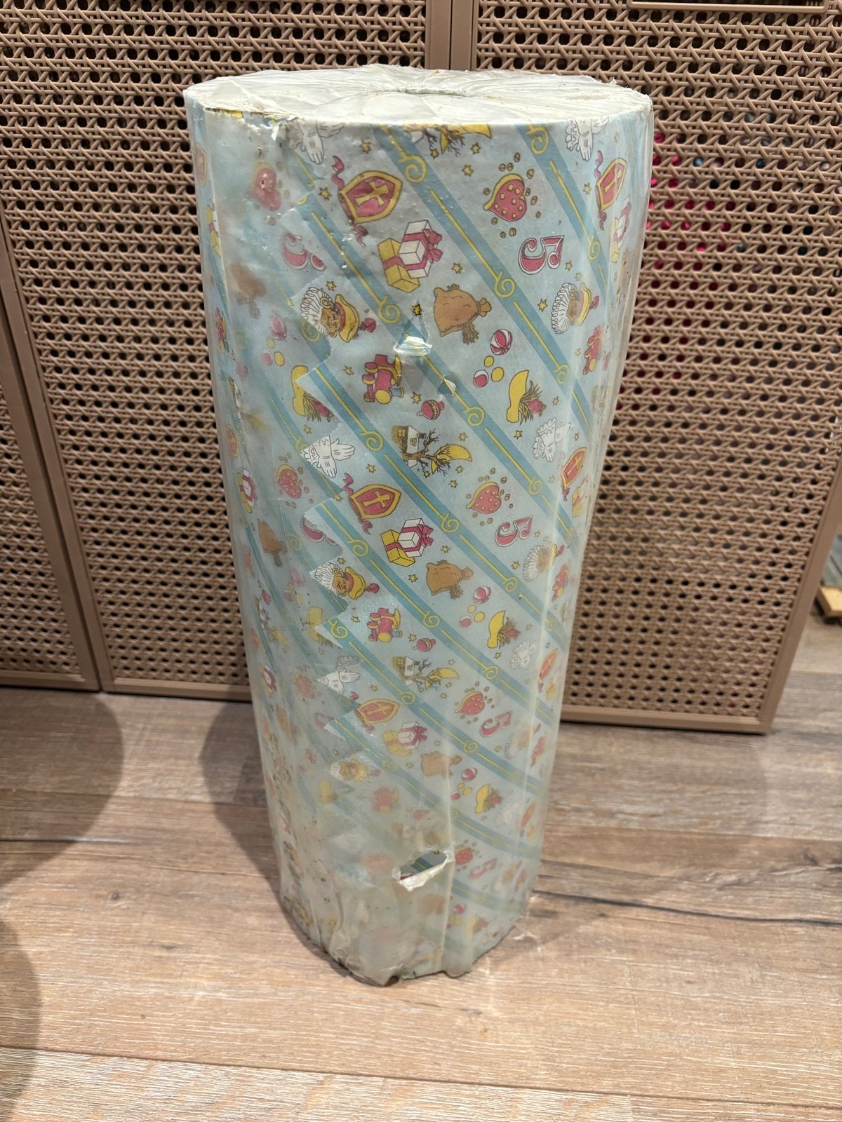 Unieke Megarol Vintage Sinterklaas Inpakpapier Jaren 80/90, Ophalen of Verzenden, Gebruikt
